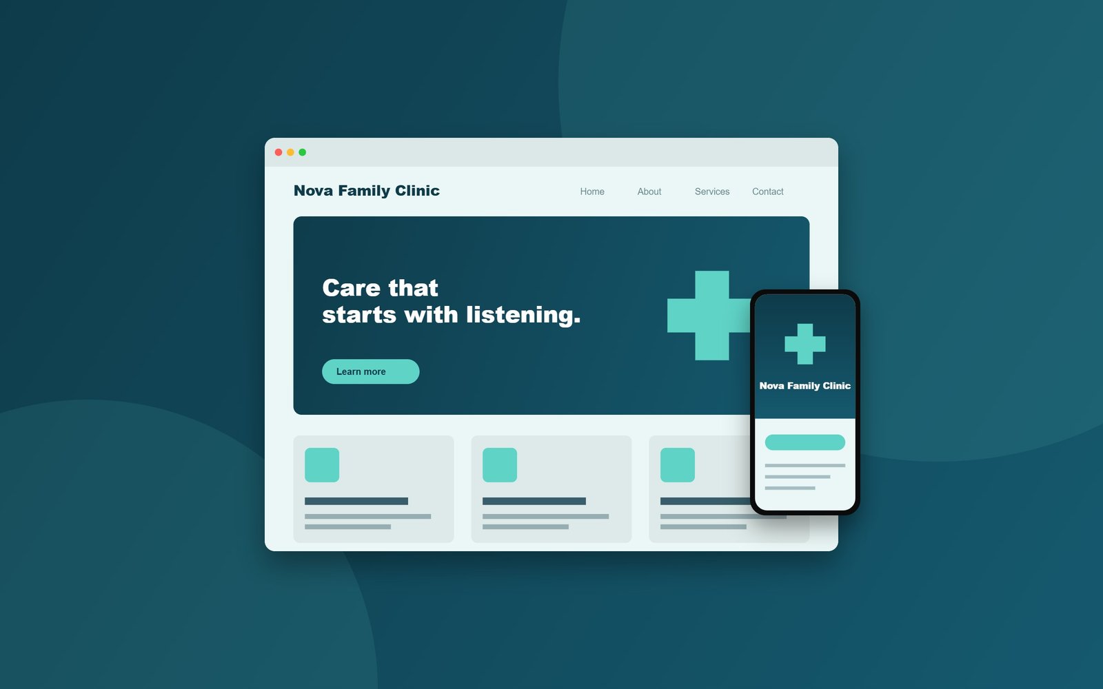 Nova Family Clinic concept cover