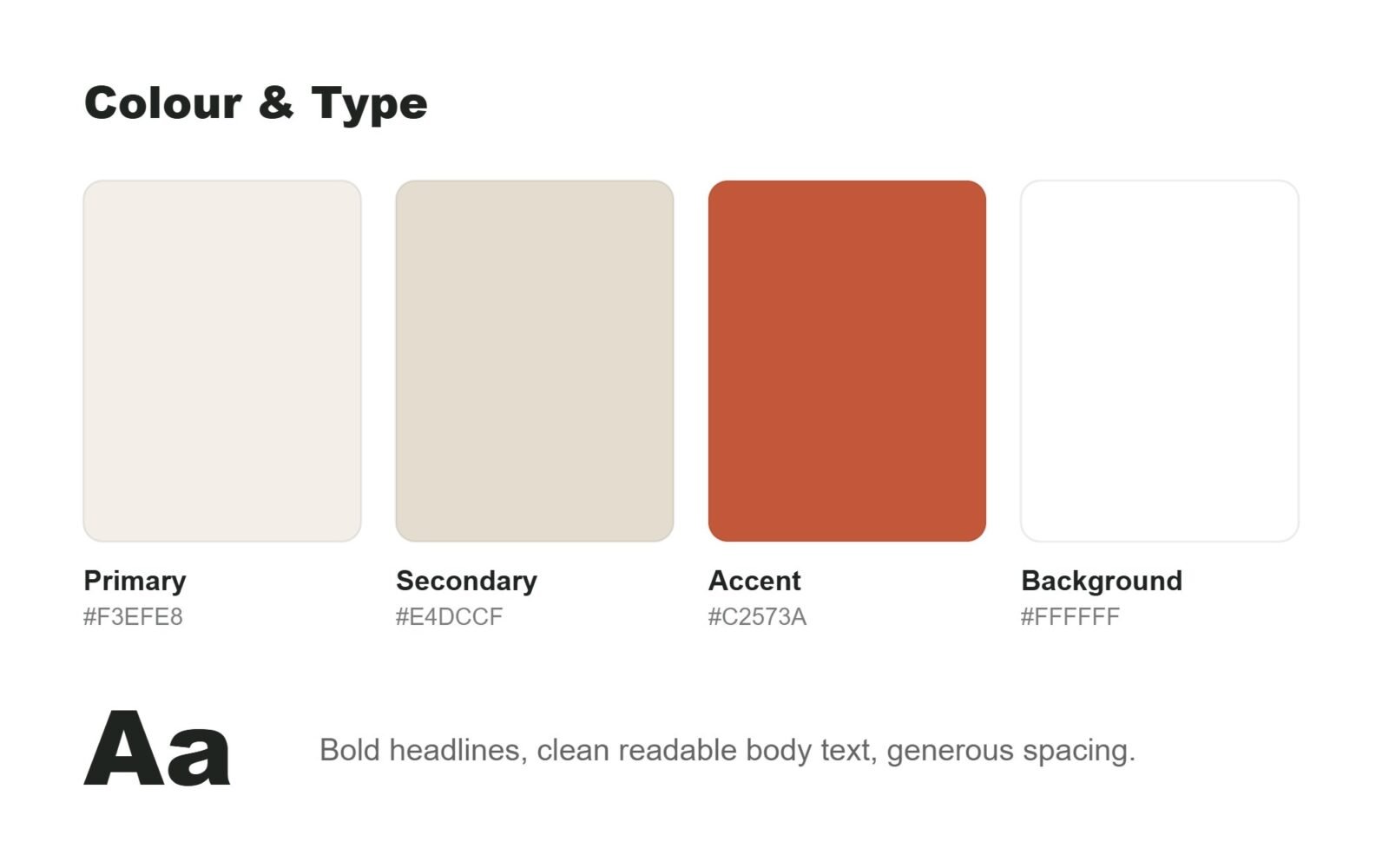 Urban Nest Realty colour palette